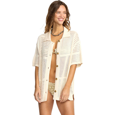 Billabong - Womens Cool Down Short Sleeve Sweater