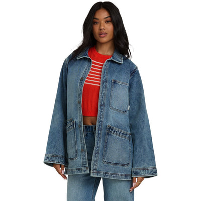 Billabong - Womens Denim Chore Coat