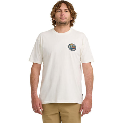 Billabong - Mens Rockies Adiv Short Sleeve T-Shirt — Off White