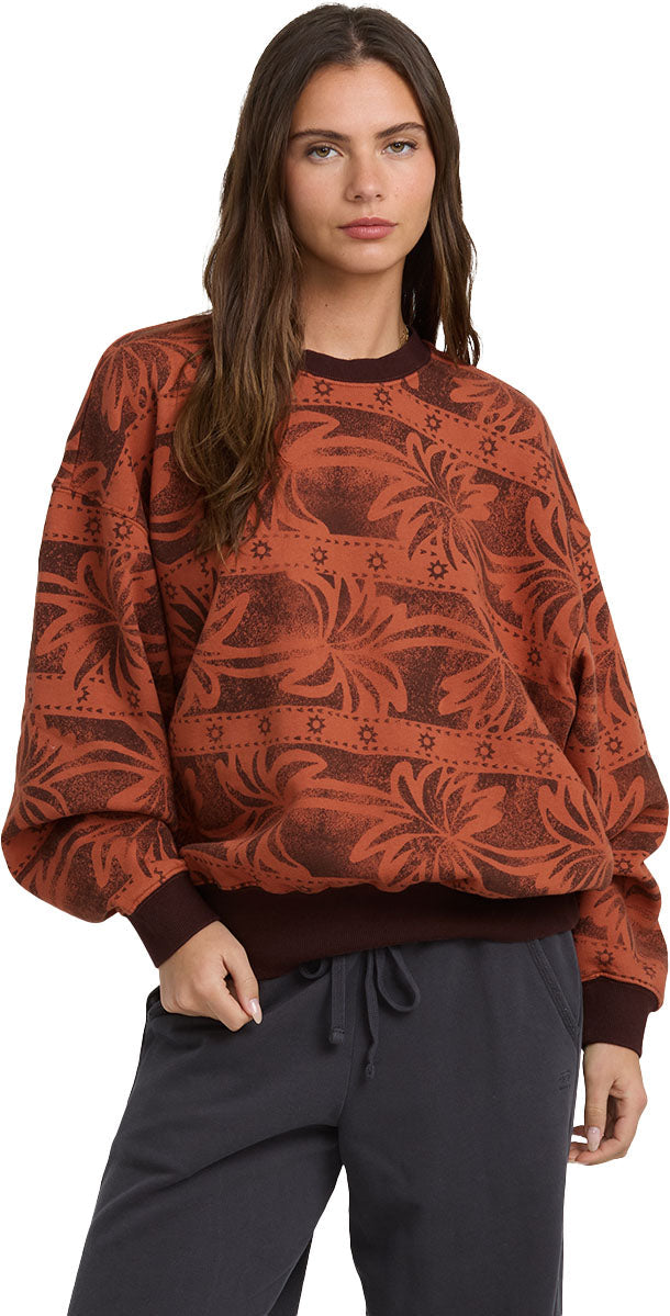 Billabong - Womens Vida Palms Crew Neck Sweatshirt