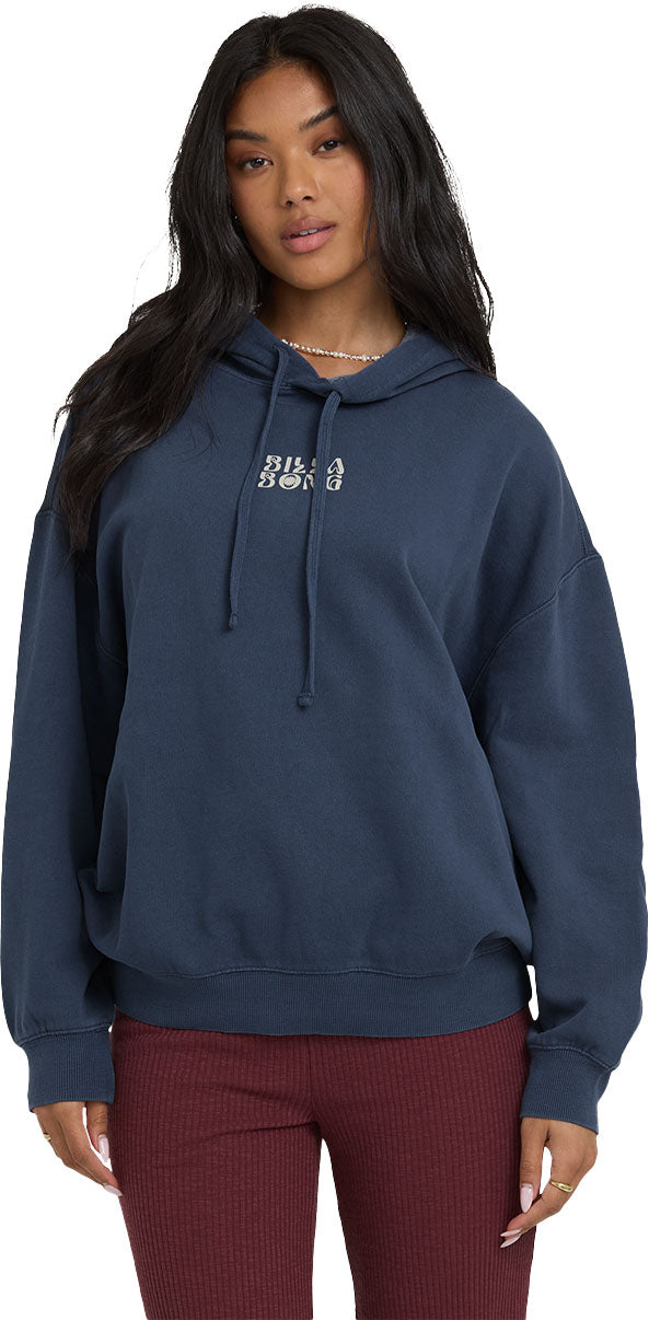 Billabong - Womens Vivid Pullover Hoodie — Crisp Blue