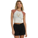 Billabong - Womens Forever Had Short Sleeve Knit Raglan T-Shirt