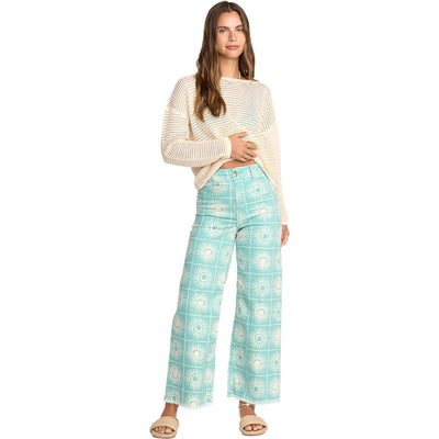 Billabong - Womens Free Fall Prntd Twill Pants