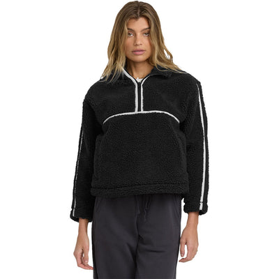 Billabong - Womens Getting Warm Shrpa Half Zip Sweatshirt