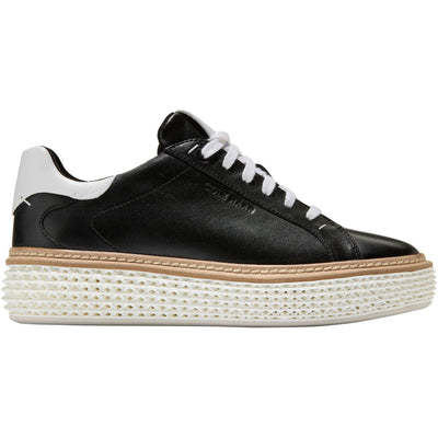 Cole Haan - Womens Grandpro Court Skyweave Sneaker — Black/White