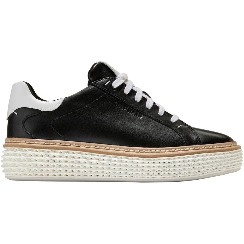 Cole Haan - Womens Grandpro Court Skyweave Sneaker — Black/White