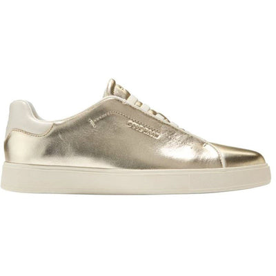 Cole Haan - Womens Grandpro Luxe Slip On Sneakers — Soft Gold Metallic/Ivory