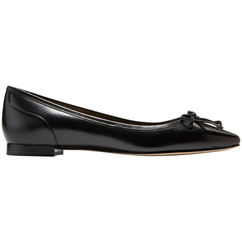 Cole Haan - Womens Paget Ballet Flat Shoes — Black Leather