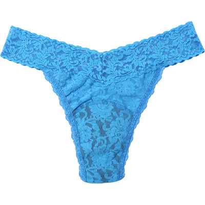 Hanky Panky - Womens Cp Organic Rose Thong — Laguna Blue