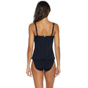Sunsets - Womens Taylor Tankini Top — Black