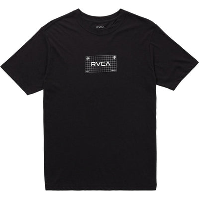 Rvca - Mens Brand Grid T-Shirt