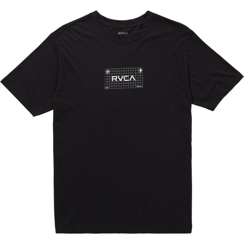 Rvca - Mens Brand Grid T-Shirt
