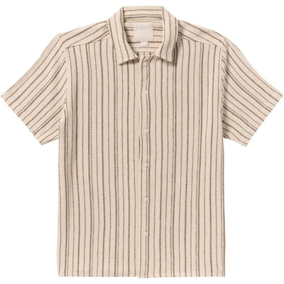 RVCA - Mens Vacancy Stripe Short Sleeve Shirt