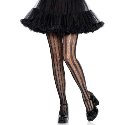Leg Avenue - Womens Harlequin Net Tights