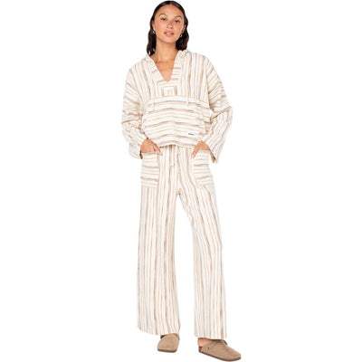 Roxy - Womens Rich Coast Slub Stripe Hoodie