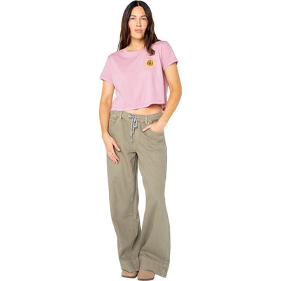 Roxy - Womens Slow Dive Cbt Crop T-Shirt