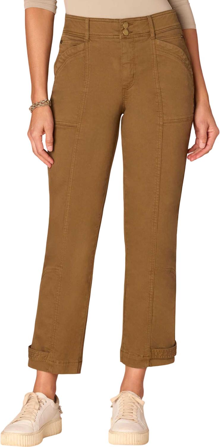 Democracy - Womens Absolution High Rise Tapered Utility Pant With Snap Hem