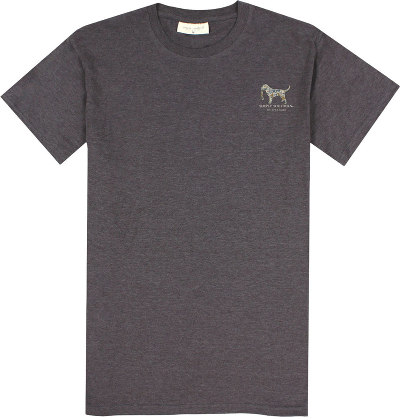 Simply Southern - Mens Camo Dog Short Sleeve T-Shirt