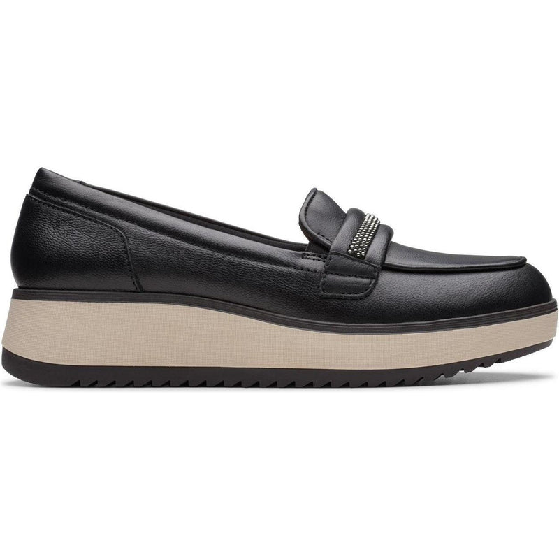 Clarks - Womens Zylah Shine Slip-On Shoes
