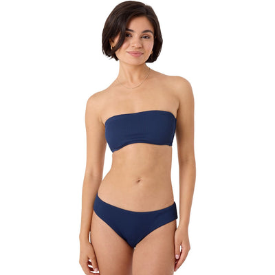 Roxy - Womens Rib Roxy Love Lace Bandeau Bikini Top — Mood Indigo