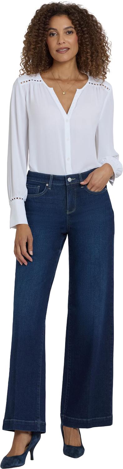 NYDJ - Womens Teresa Wide Leg Jeans In Petite