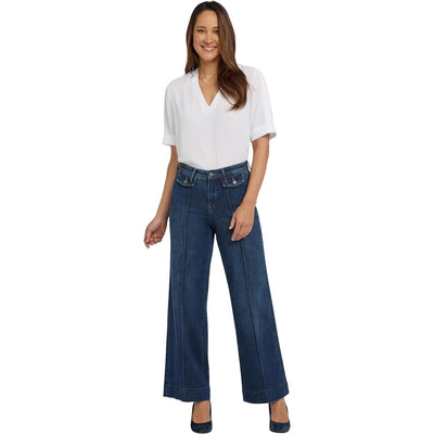 NYDJ - Womens Teresa Wide Leg Jeans