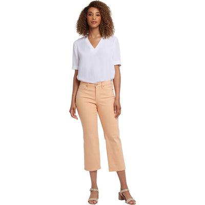 NYDJ - Womens Relaxed Piper Crop Jeans — Apricot Nectar