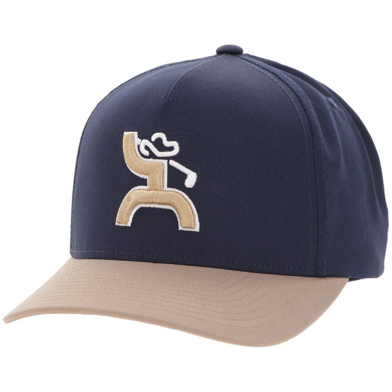 Hooey - Youth Classic 5-Panel Trucker Cap — Navy/Tan
