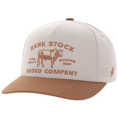 Hooey - Unisex Rank Stock 5-Panel Trucker Cap — Tan