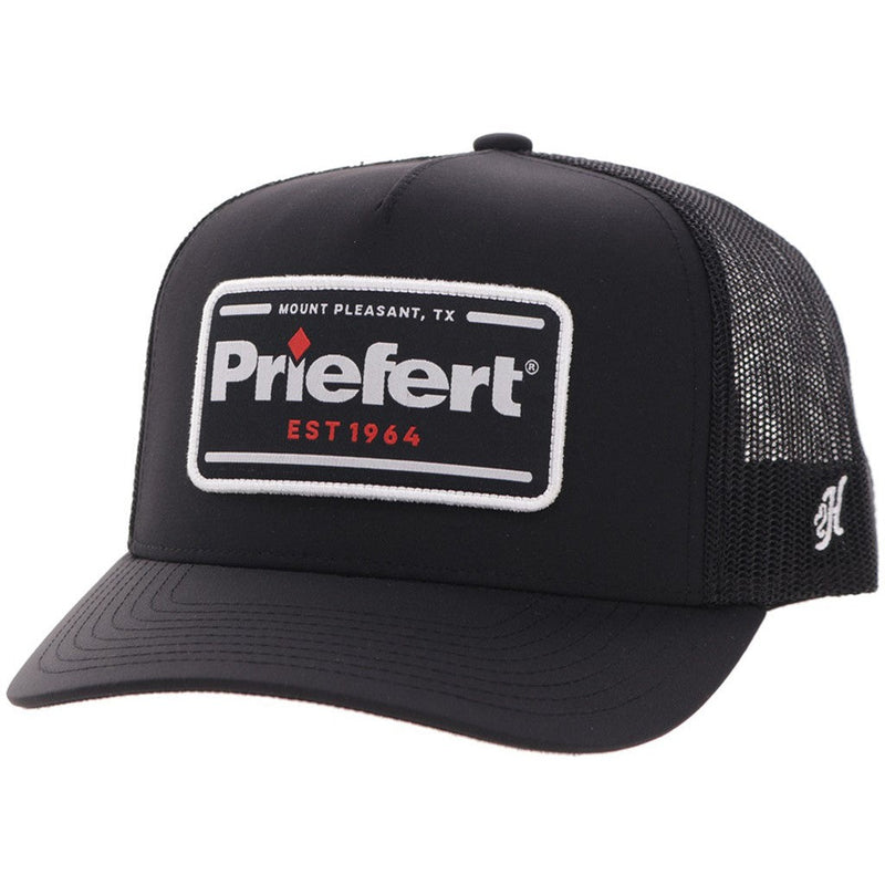Hooey - Unisex Priefert 5-Panel Trucker Cap — Black