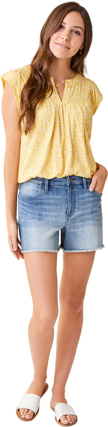 Carve Designs - Womens Maui High Rise 4 Inch Short — Beach Blue