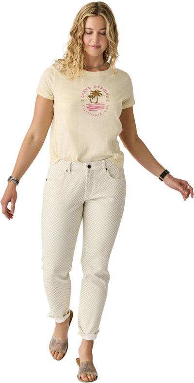 Carve Designs - Womens Carson Jean — Birch Check