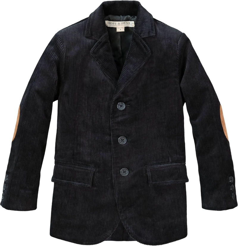 Hope & Henry - Boys Organic Corduroy Blazer With Elbow Patches