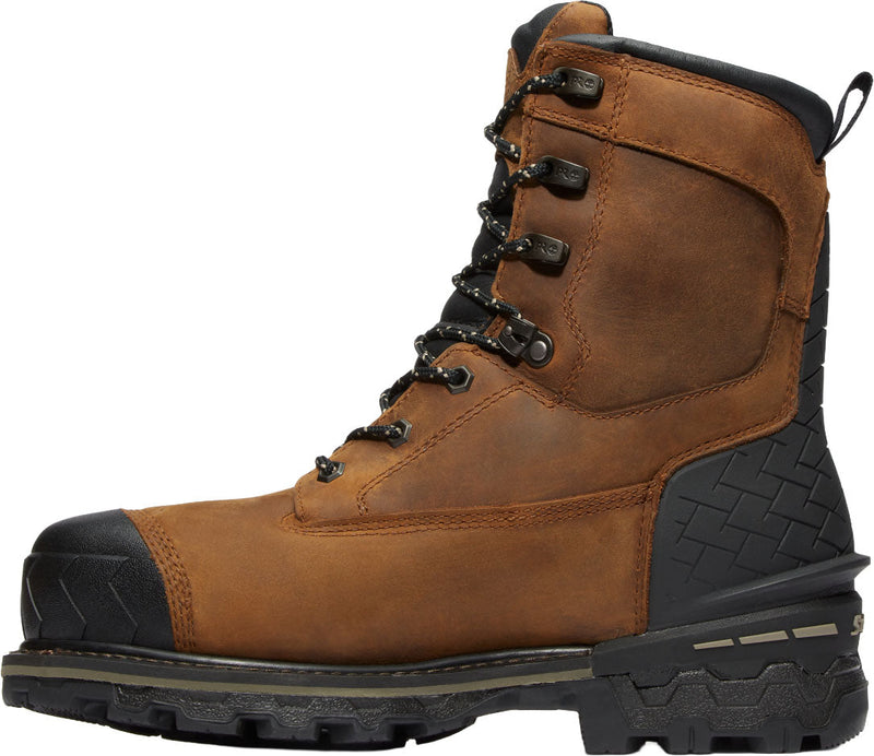 Timberland Pro - Mens Boondock Hd 8-Inch Composite Toe Waterproof Logger Work Boot