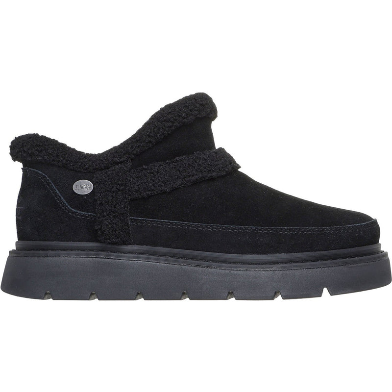 Skechers - Womens Bobs Hands Free Slip-Ins Keepsakes Lite Winter Snug Bootie — Black