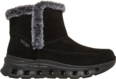 Skechers - Womens Glide Step Pro Cozy Wish Slip-In Boot — Black