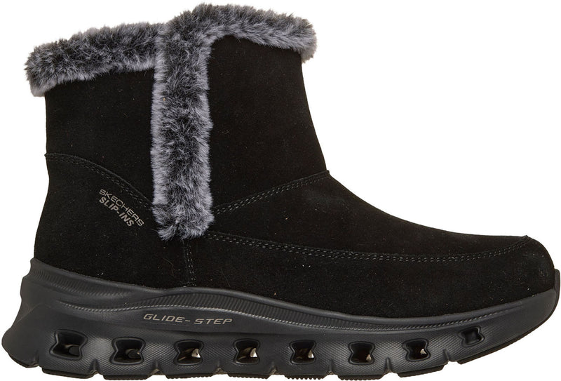 Skechers - Womens Glide Step Pro Cozy Wish Slip-In Boot — Black
