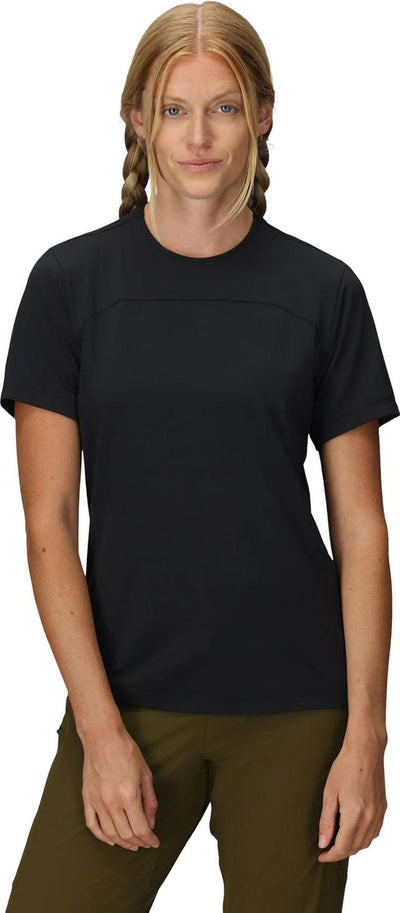 Outdoor Research - Womens Freewheel Mountain Biking Short Sleeve Jersey — Black Mtb Division