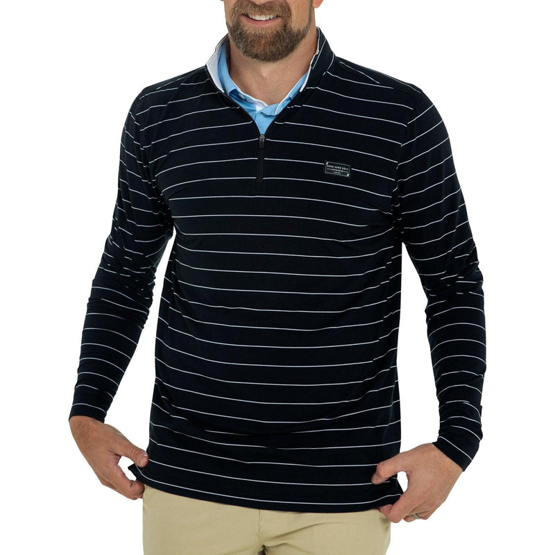 Good Golf Life - Mens Fade Quarter Zip Pullover