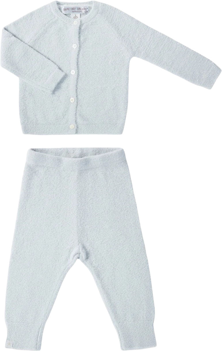 Barefoot Dreams - Infant Cozychic Lite Classic Cardigan & Pant Set