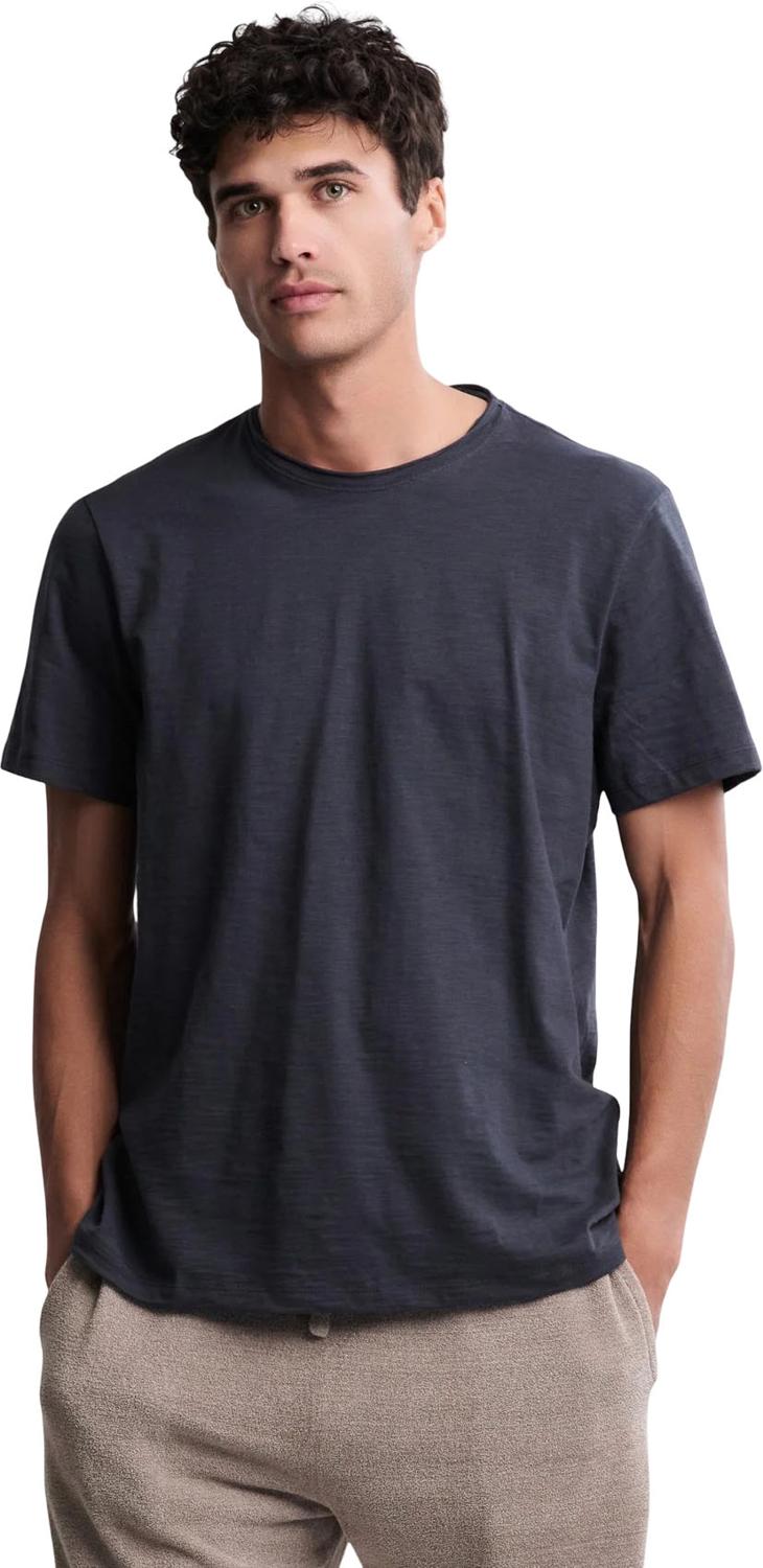 Barefoot Dreams - Mens Malibu Collection Slub Cut Neck T-Shirt