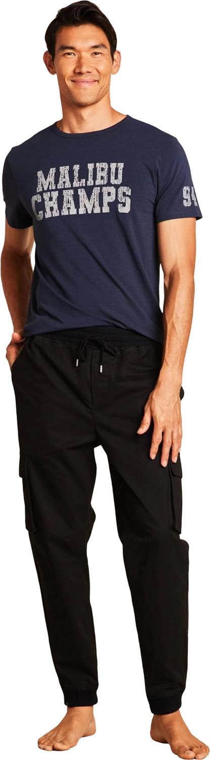 Barefoot Dreams - Mens Malibu Collection Cotton Twill Cargo Jogger