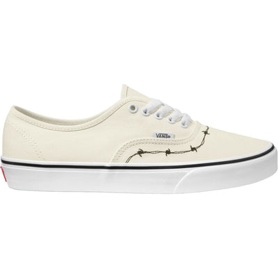 Van - Unisex Authentic Sneaker — Barbed White/White