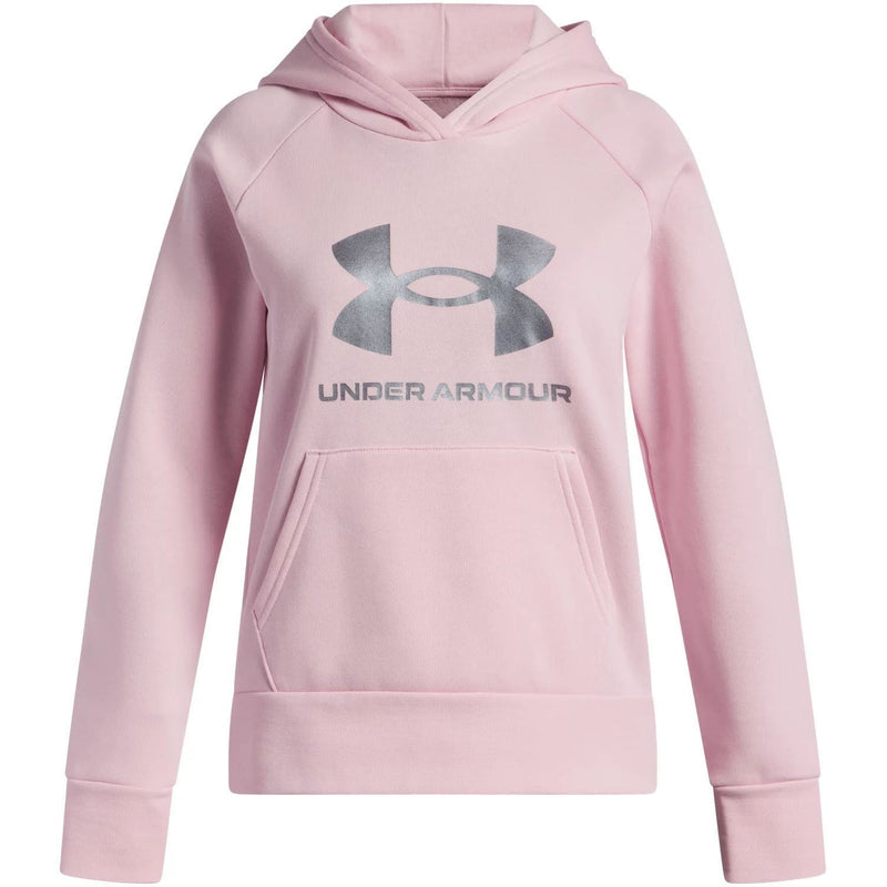 Under Armour - Girls Rival Fleece Shimmer Hoodie