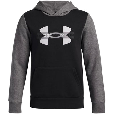 Under Armour - Boys Rival Fleece Colorblock Graphic Hoodie