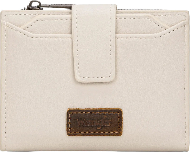 Wrangler - Womens Card Holder Bi-Fold Wallet — Beige