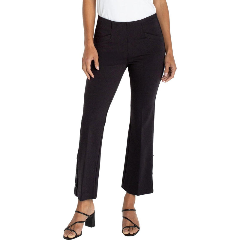 Liverpool Los Angeles - Womens Stella Pull On Kick Flare Jeans — black