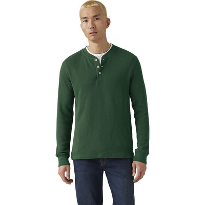 Levis - Mens Long Sleeve Thermal 3-Button Henley