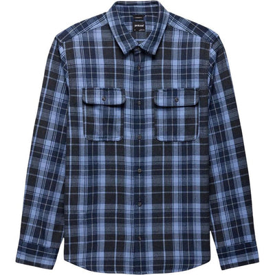 prAna - Mens Westbrook Long Sleeve Flannel Shirt — Blue Vibes