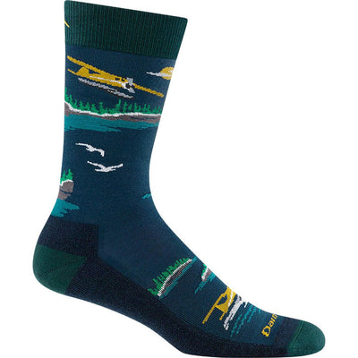 Darn Tough Vermont - Mens Float Boat Crew Lightweight With Cushion Socks